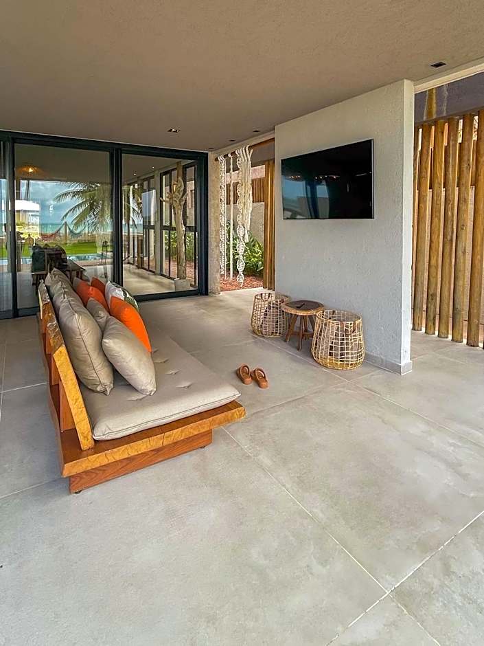 Casa Waua | PÉ NA AREIA, rooftop, borda infinita