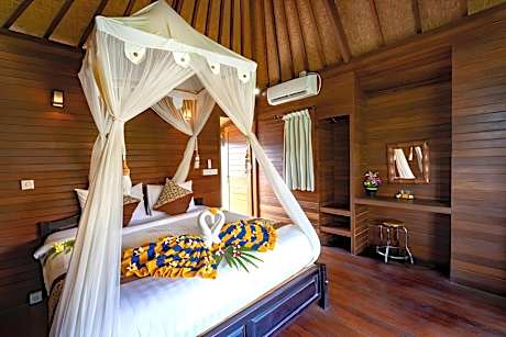 Deluxe Double Room with Pool Access and Balcony