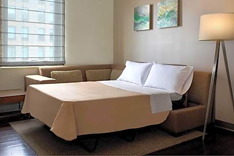 One-Bedroom King Suite with Roll-In Shower - Mobility and Hearing Accessible