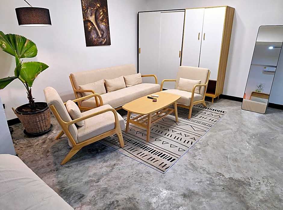 Bali-style studio apartment