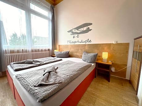 Double Room with extra bed and large Community terrace