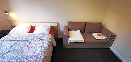 Family Room with Shared Bathroom