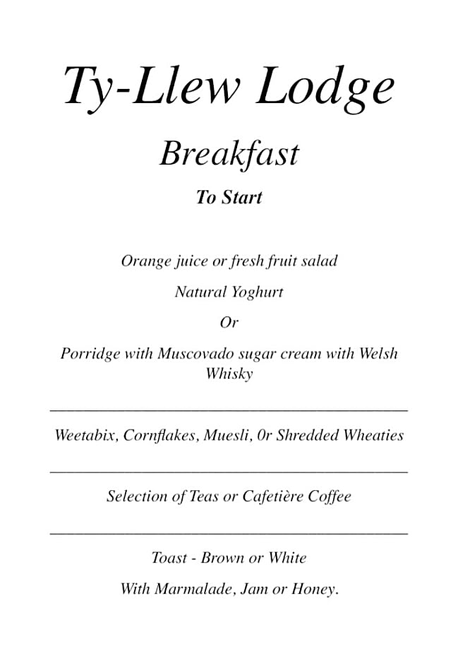 Ty Llew Lodge