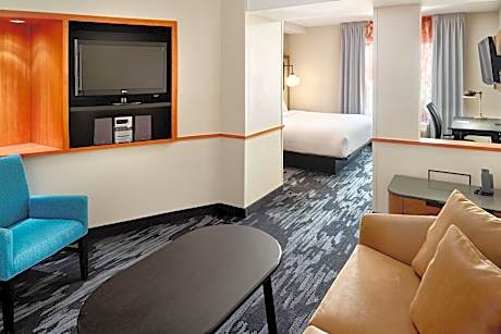 Suite, 1 Bedroom (Mobility/Hearing Accessible, Tub) (1 King Bed and 1 Double Sofa Bed)
