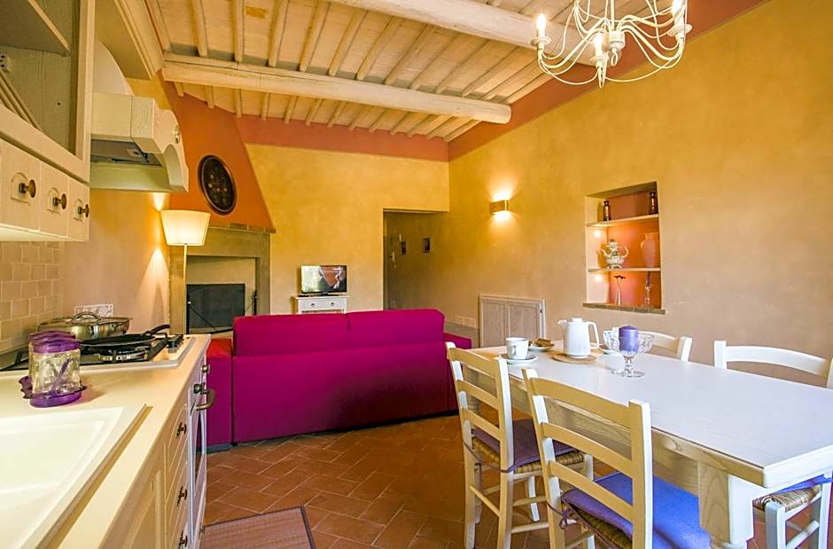 ISA-Farmhouse with swimming-pool just 20 minutes from Arezzo, apartments with panoramic views