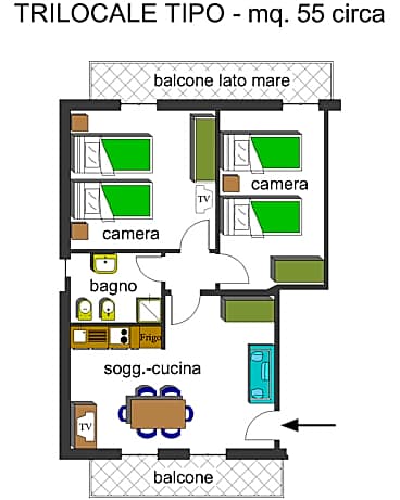 Two-Bedroom Apartment