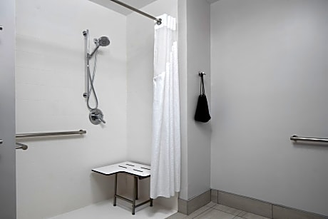 King Room with Communications and Mobility Accessible Roll-In Shower