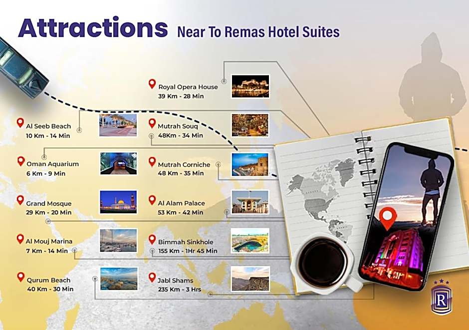 Remas Hotel Suites - Al Khoudh, Seeb, Muscat