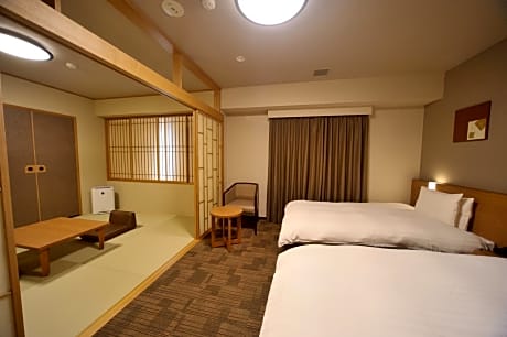 <Special Offer - No Daily Cleaning> Twin Room with Tatami Area - Non-Smoking