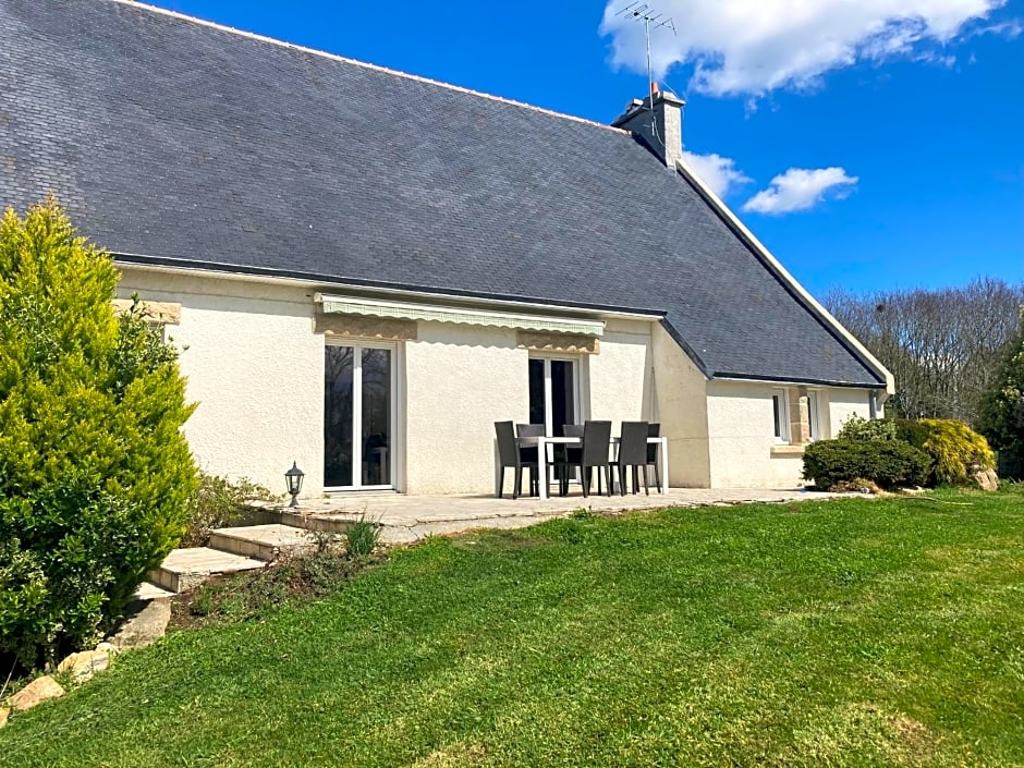 Chambre-appartement d hôtes de Kermoal-cuisine et sdb privées