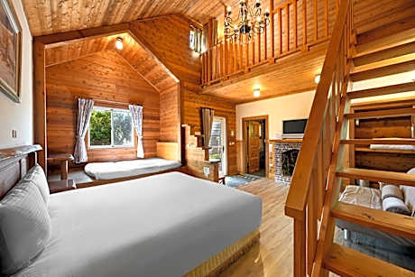 Blue Nature View Duplex Wooden Bungalow