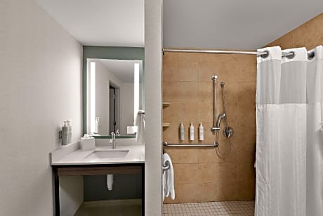 1 King Deluxe Mobility Hearing Accessible with Roll In Shower