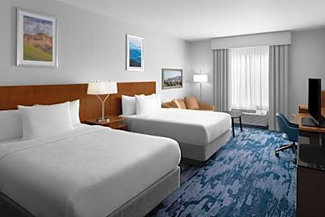 Larger Room with Two Queen Beds and Sofa Bed