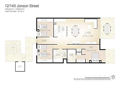Three-Bedroom Loft Apartment - Butter Factory #12