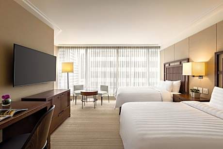 Double Room with Two Double Beds and City View