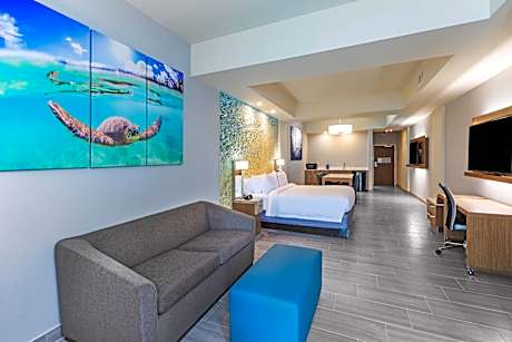 Executive Suite, 1 King, Sofa bed, Pool view, Balcony