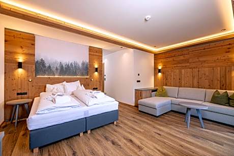 Neues Doppelzimmer mit Gletscherblick