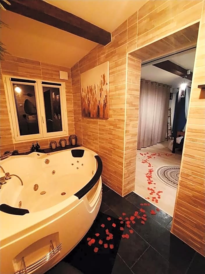 A l'Orée des pins - Gite et spa de 30 m2- Options Home Cinéma, Romantique