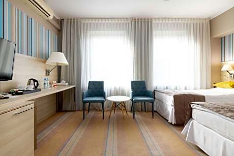 Standard twin room with access to the wellness and fitness area