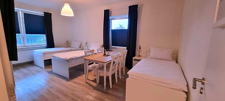 Dreibettzimmer "Blau" in zentraler Lage