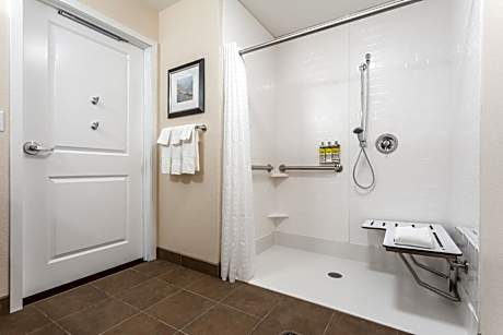 Studio King Suite with Roll In Shower - Mobility Accessible
