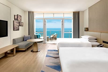 Premier, Guest room, 2 Doubles, Ocean view