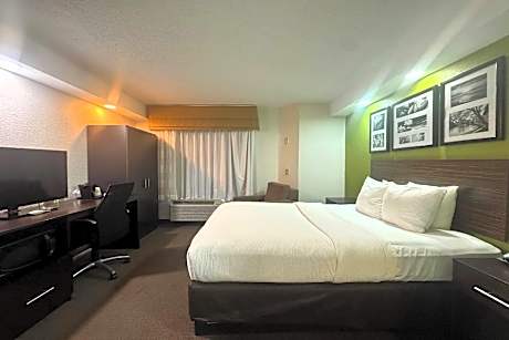 Queen Room with Bathtub w/Grab Bars - Mobility Accessible/Non-Smoking