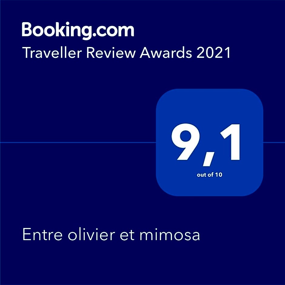 Entre olivier et mimosa