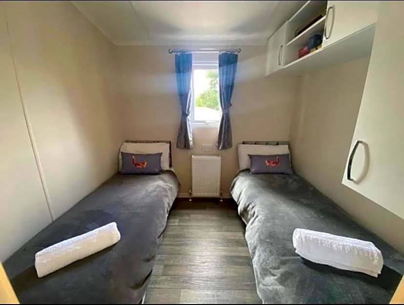 Lovely new caravan by Loch Long