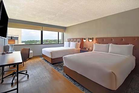 Queen Room with Two Queen Beds and Adapted Tub - Mobility and Hearing Accessible