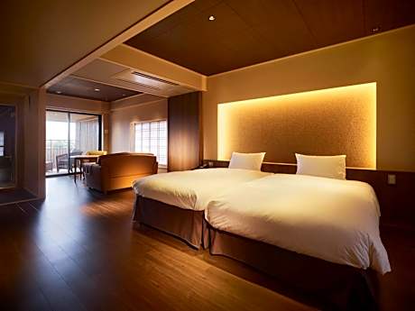 Mt. Fuji Side Hot Spring Open-air Bath (No. 2 Building Accessible Western-style Room /with Terrace)