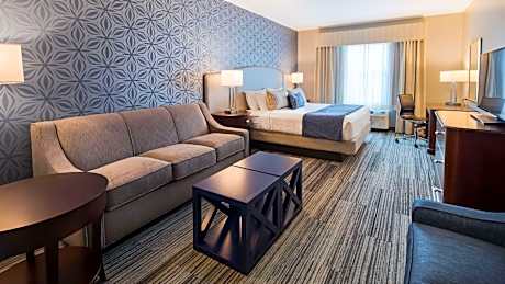 1 King Bed Non-Smoking Larger Room Sofabed High Speed Internet Access Full Breakfast