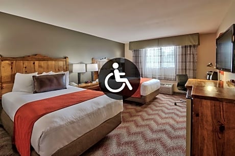 Double Room with Two Double Beds - Disability Access - Non-Smoking