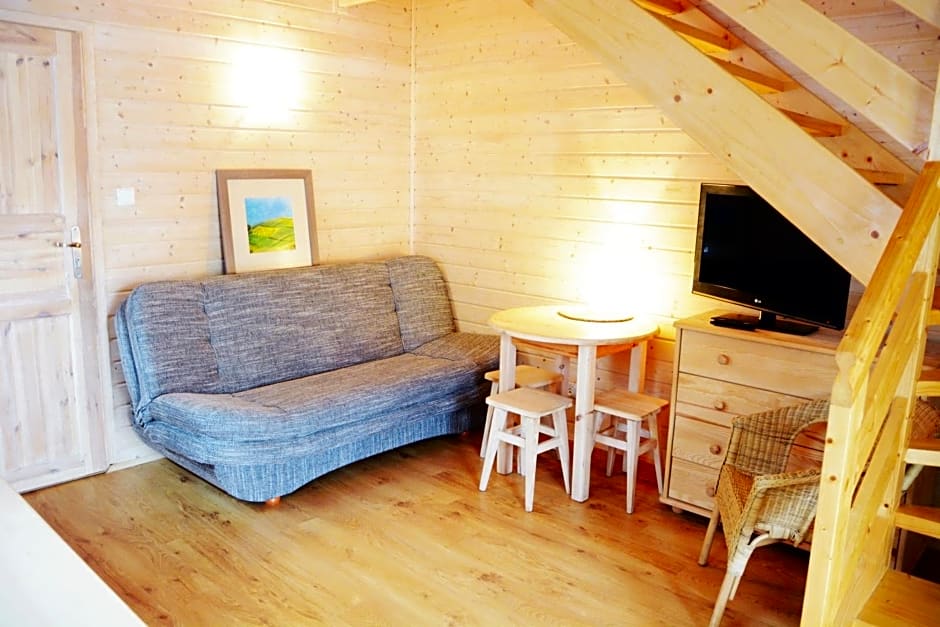 Błękitne domki przy morzu