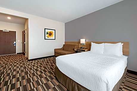 Queen Room with Sofa Bed and Roll-In Shower - Disability Access