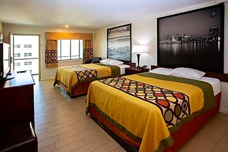Deluxe Queen Room with Two Queen Beds - Non-Smoking - Pool View