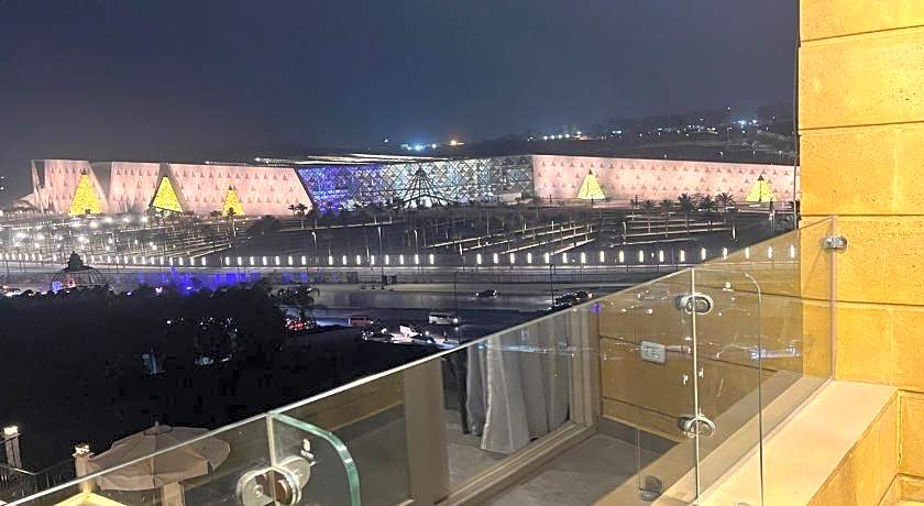 Asia Grand Museum & Pyramids view