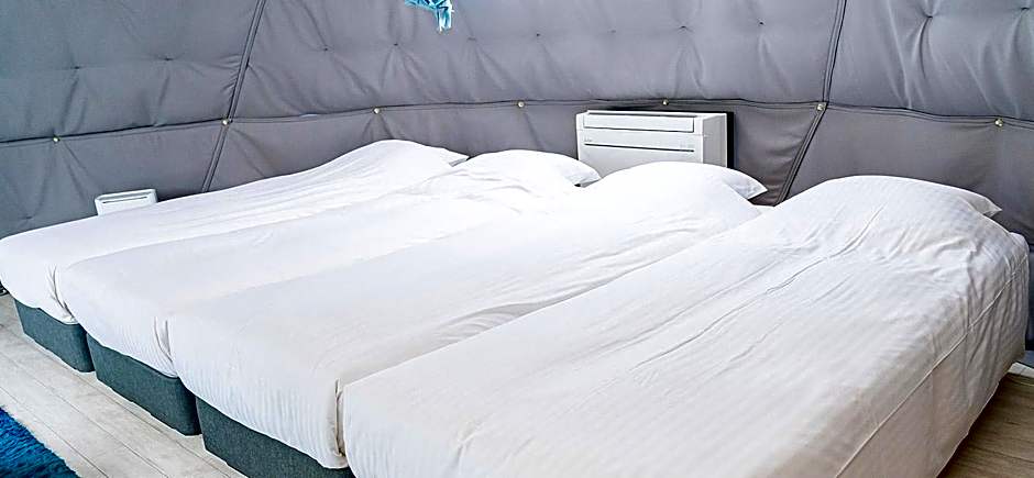 Photo 1 of 2 of 4 Single Beds Tent