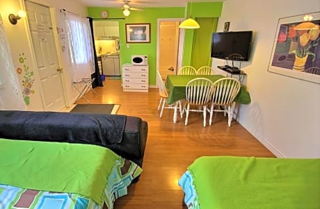 Studio with 2 Doubles Beds and Kitchenette