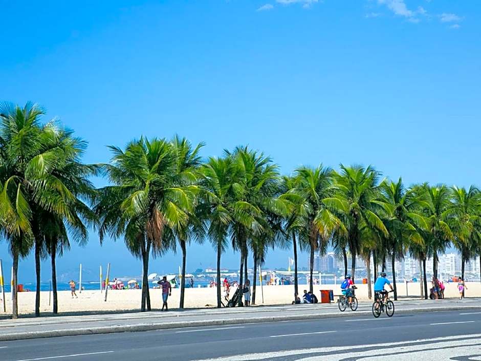 Deslumbrante vista para a Praia de Copacabana.