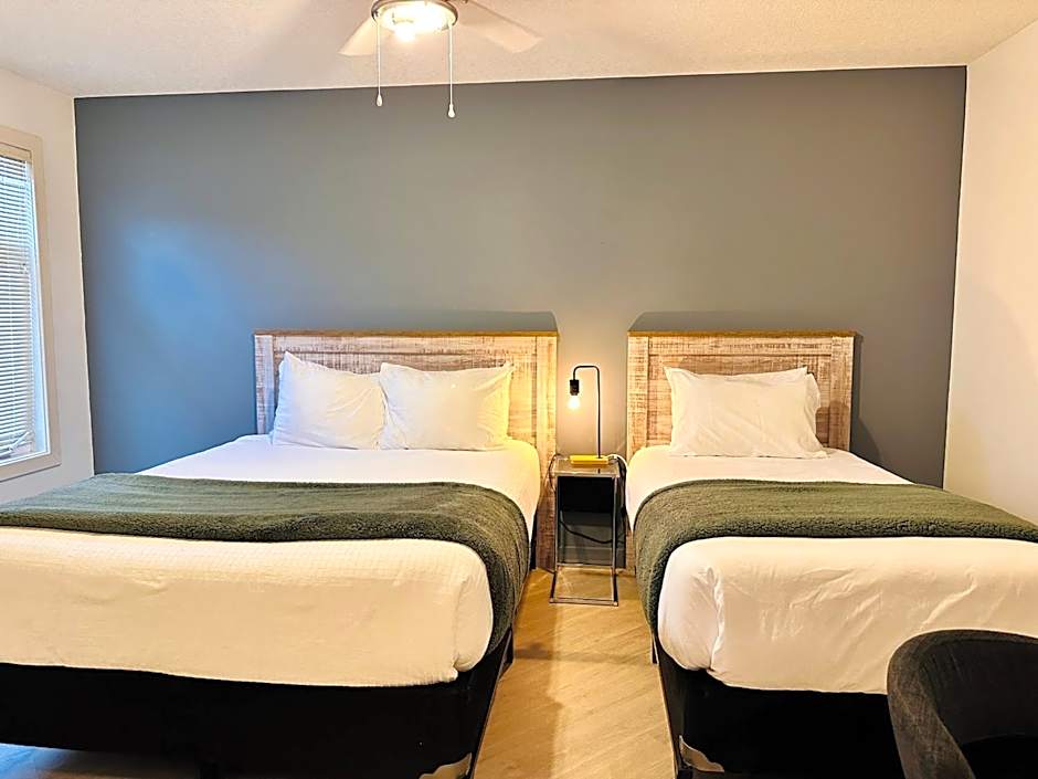 W463 Canmore 2BD 2BT, AC, MT view, Central Location