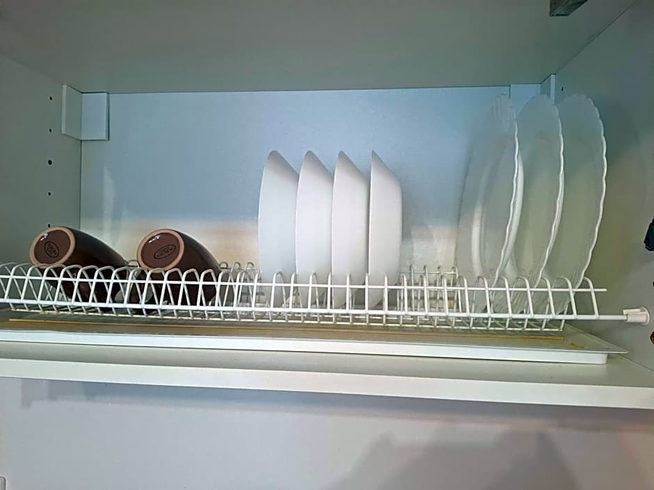 Apartamentai šalia baseino