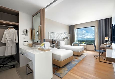 2 Single Beds Standard Sea View