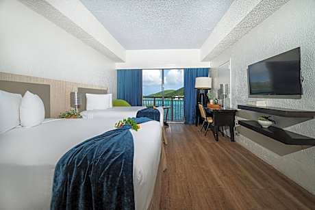 Double Room with Two Double Beds with Ocean View