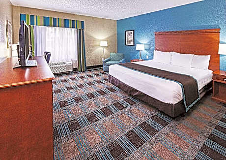 King Room with Roll-In Shower - Mobility/Hearing Accessible - Non-Smoking