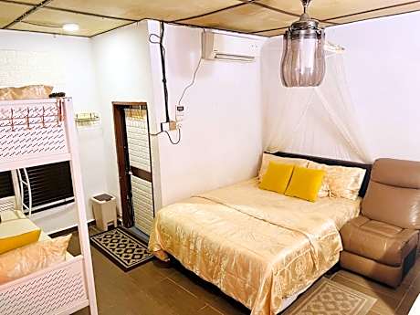 Family Room with Balcony - No Window