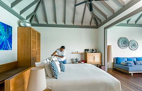 Sunset Water Villa with Private Pool I Personal Butler & Direct Sea Access I Kids Club Access I Group Yoga Session I Non-Motorized Water Sports including Snorkeling Gear