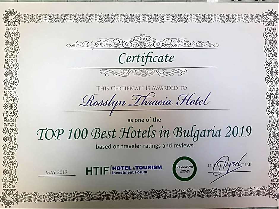 Rosslyn Thracia Hotel Sofia