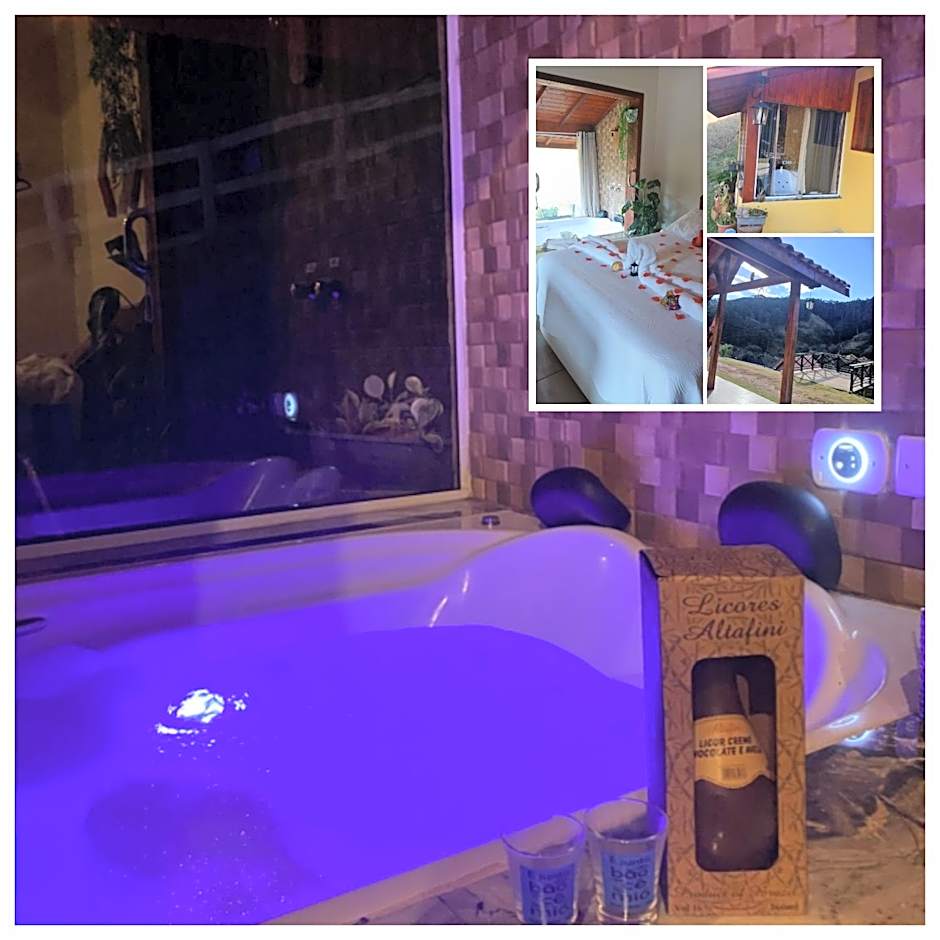 Chalé monte verde com hidromassagem