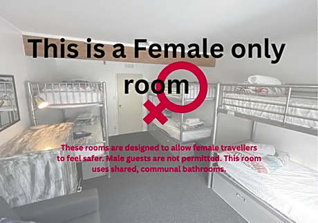 Bed in 6-Bed Female Dormitory Room